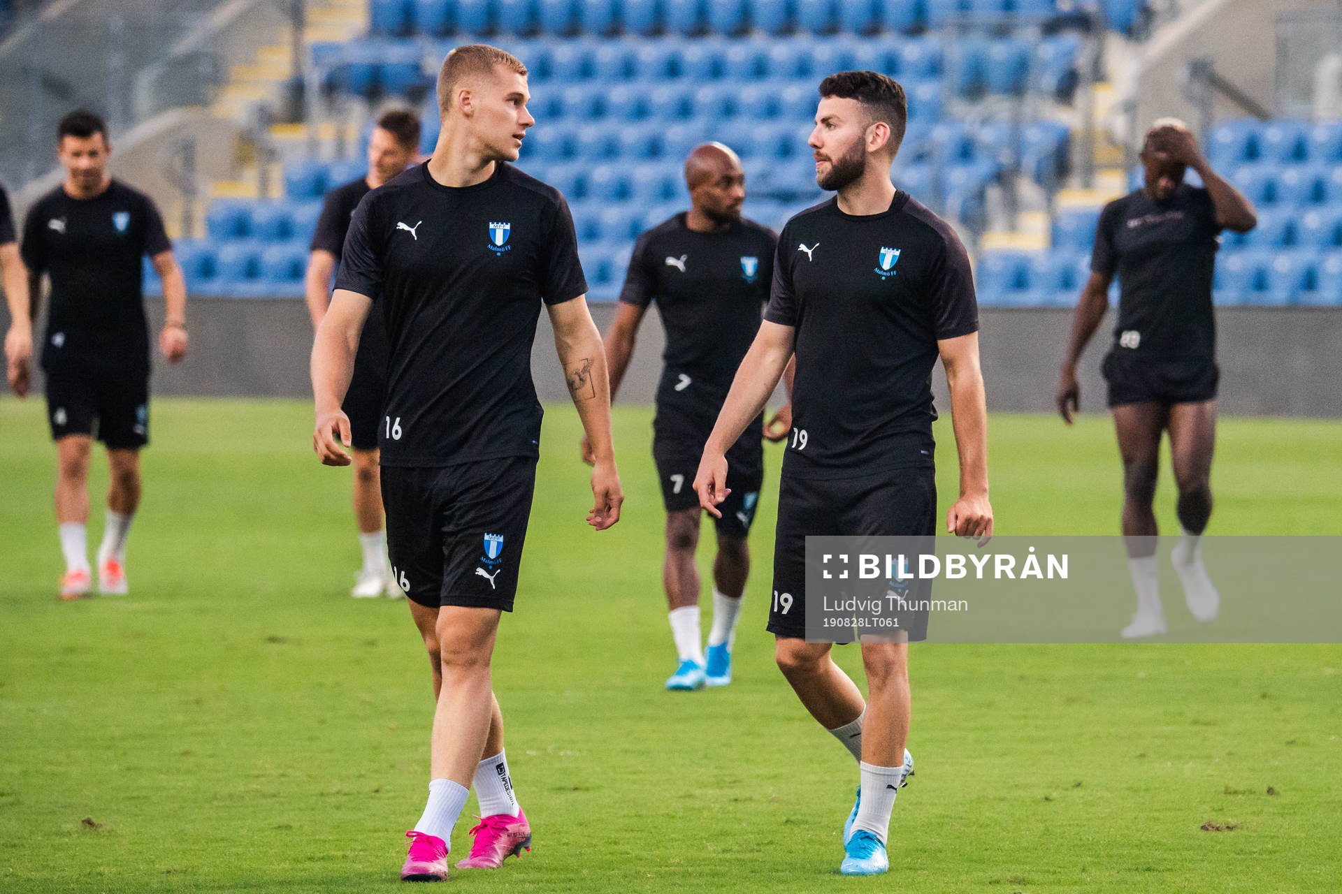 Felix Beijmo and Erdal Rakip of Malmö FF