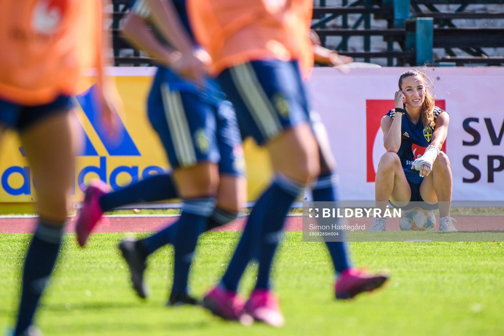 Kosovare Asllani of the Swedish national women football team