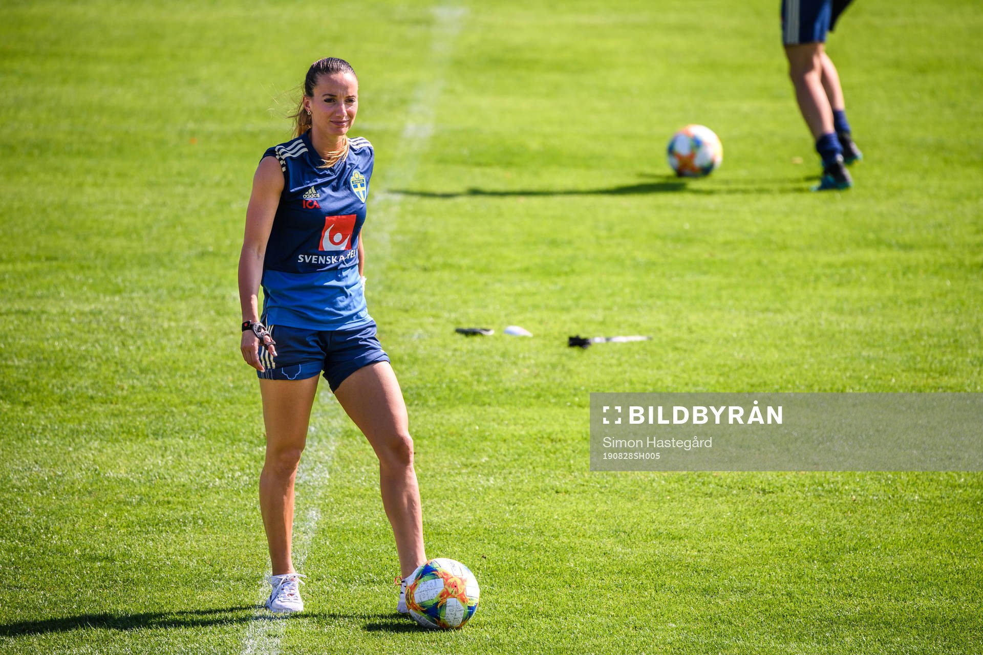 Kosovare Asllani of the Swedish national women football team