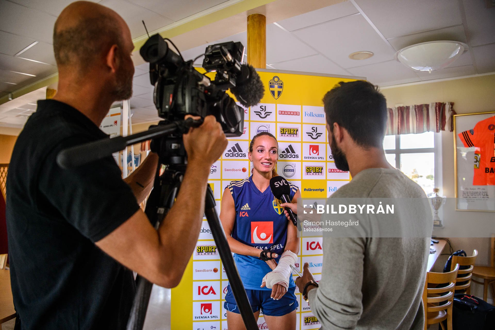 Kosovare Asllani of the Swedish national women football team
