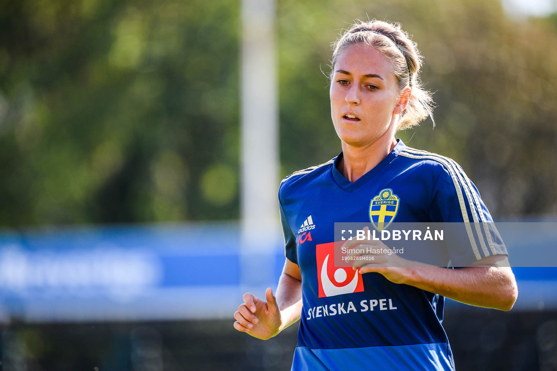 Emma Kullberg of the Swedish national women football team