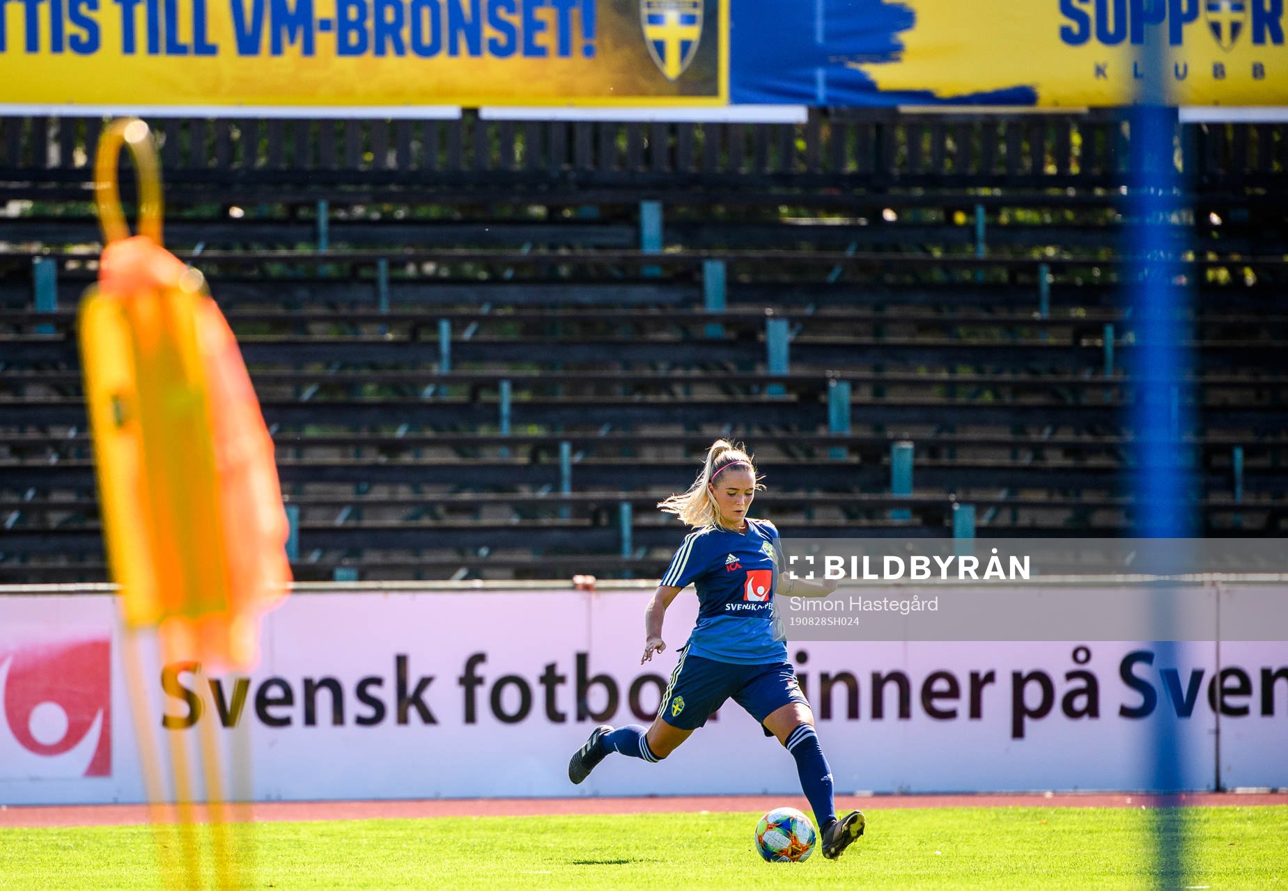 Ronja Aronsson of the Swedish national women football team