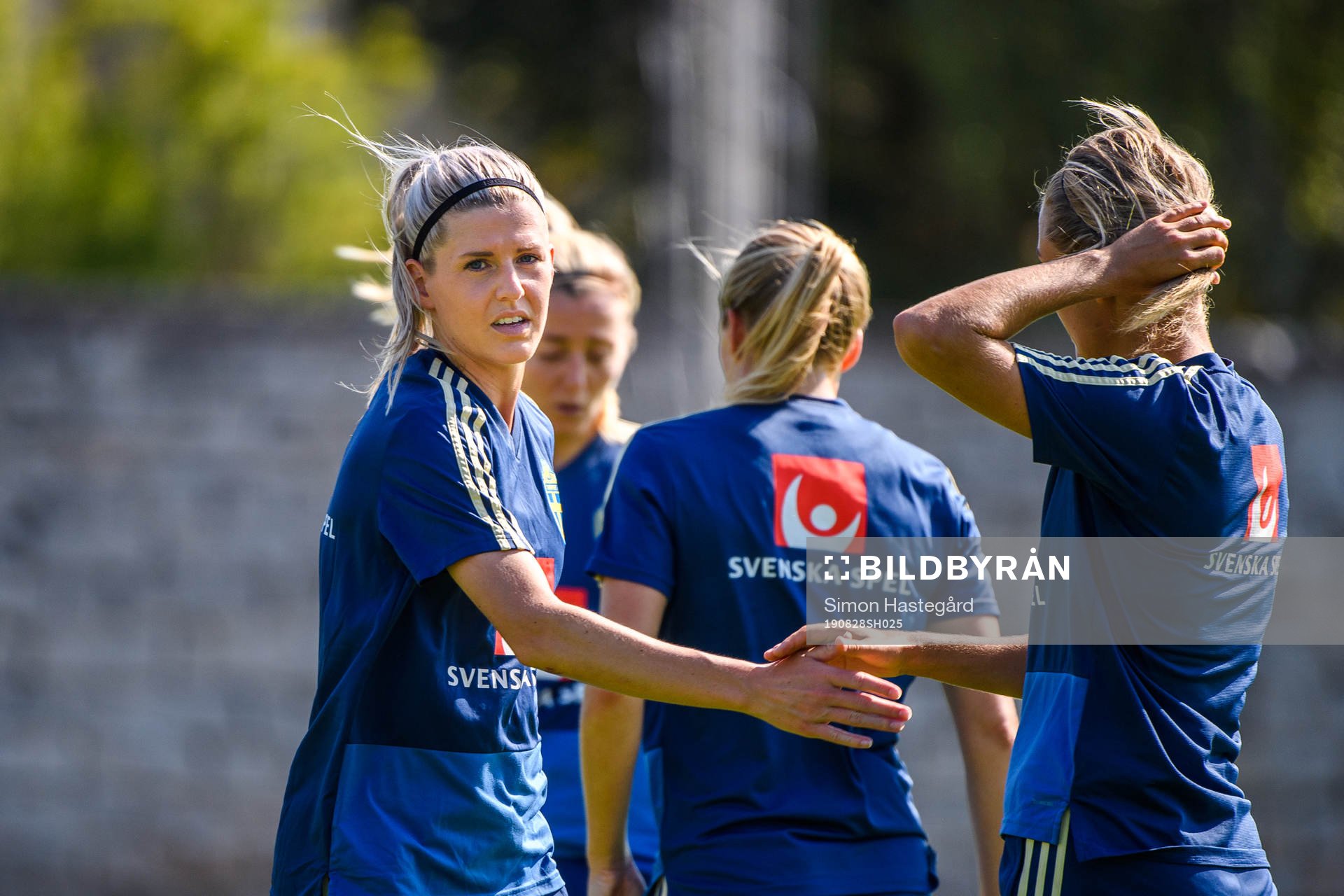 Olivia Schough of the Swedish national women football team