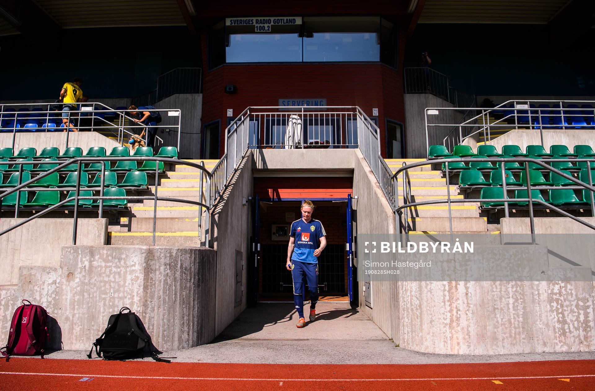 Goalkeeper Hedvig Lindahl of the Swedish national women