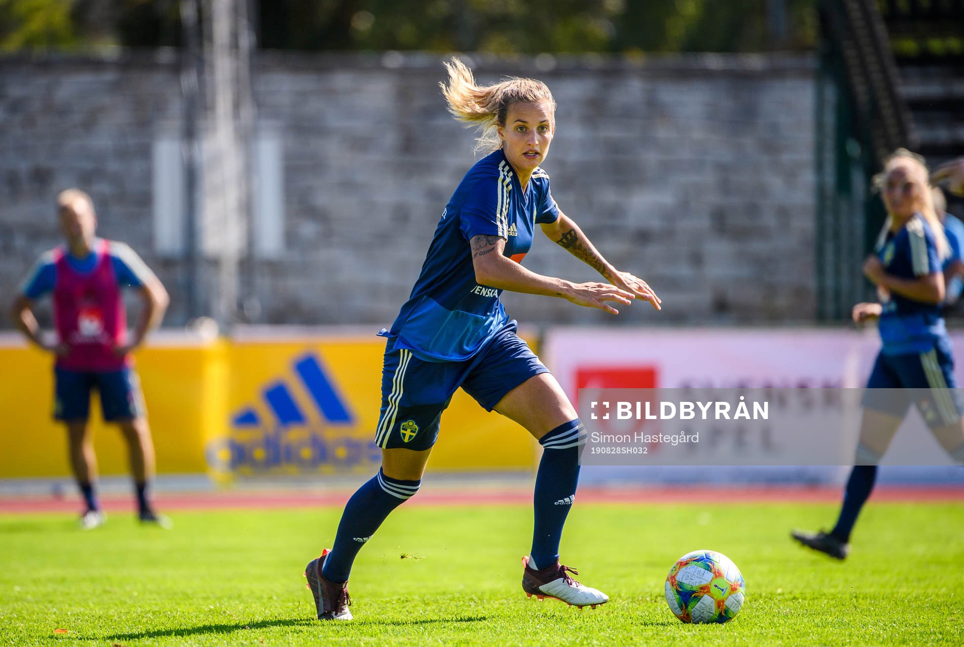 Nathalie Björn of the Swedish national women football team
