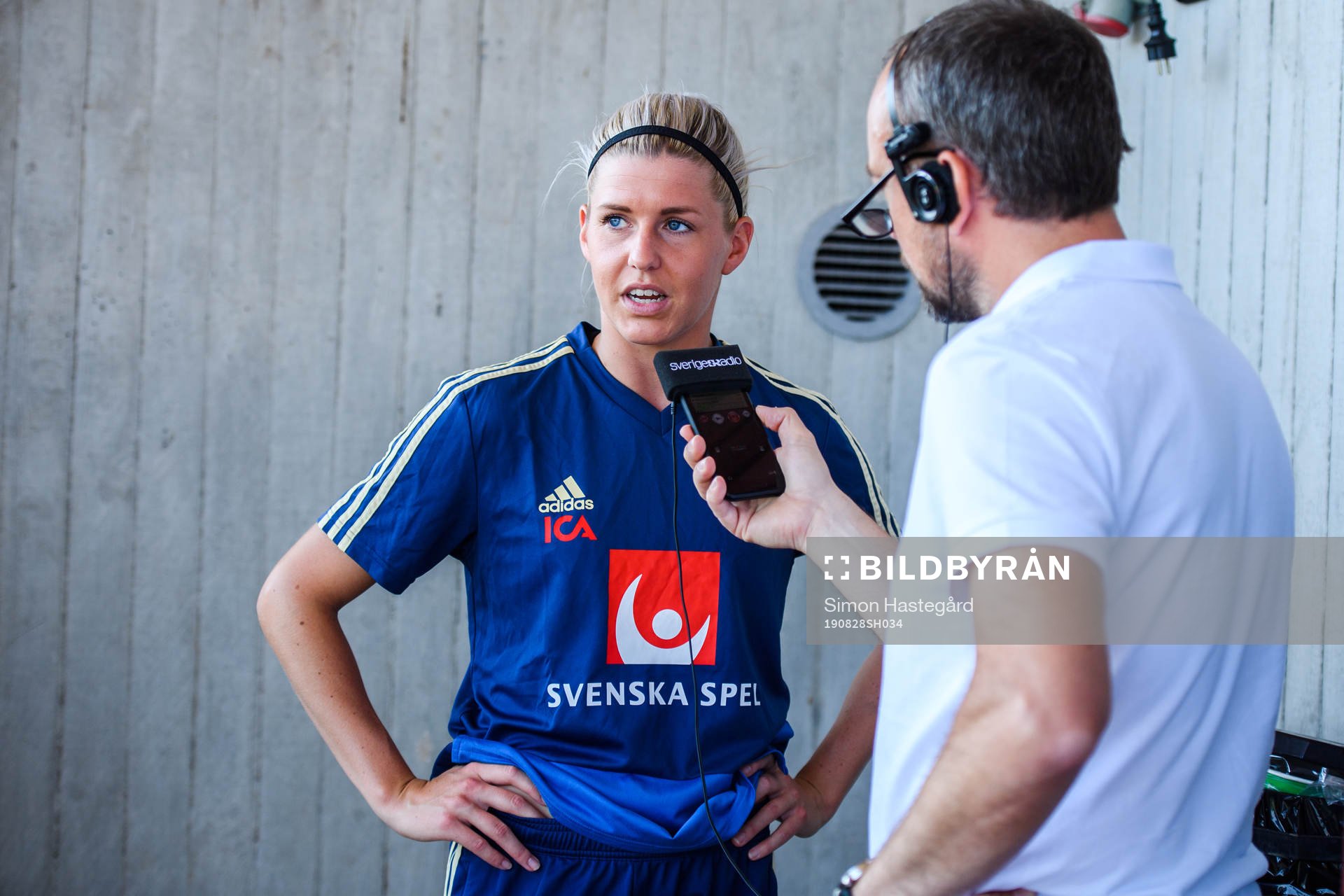 Olivia Schough of the Swedish national women football team