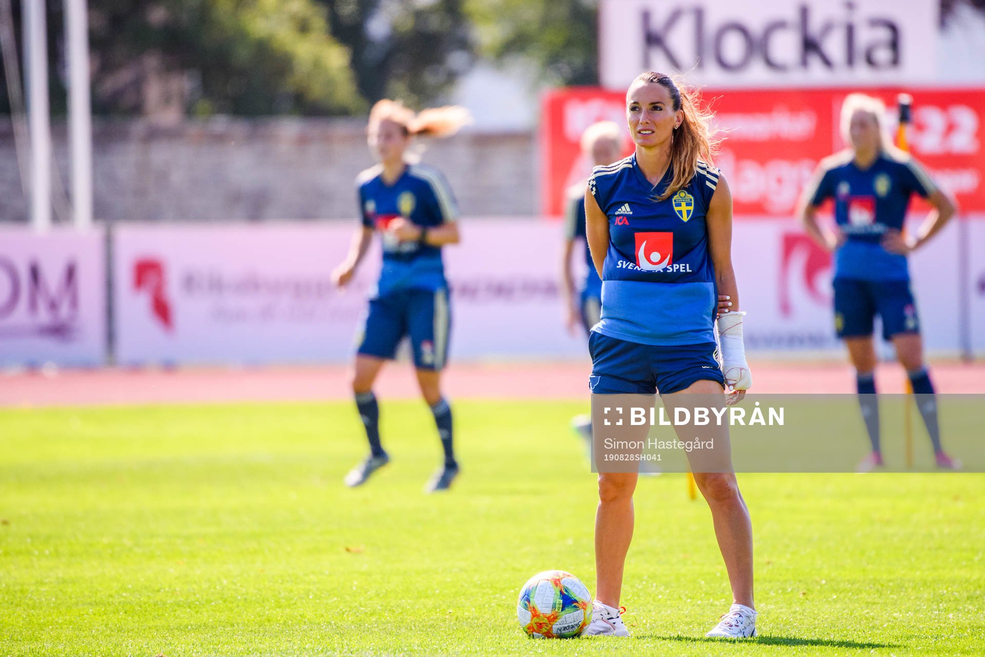 Kosovare Asllani of the Swedish national women football team