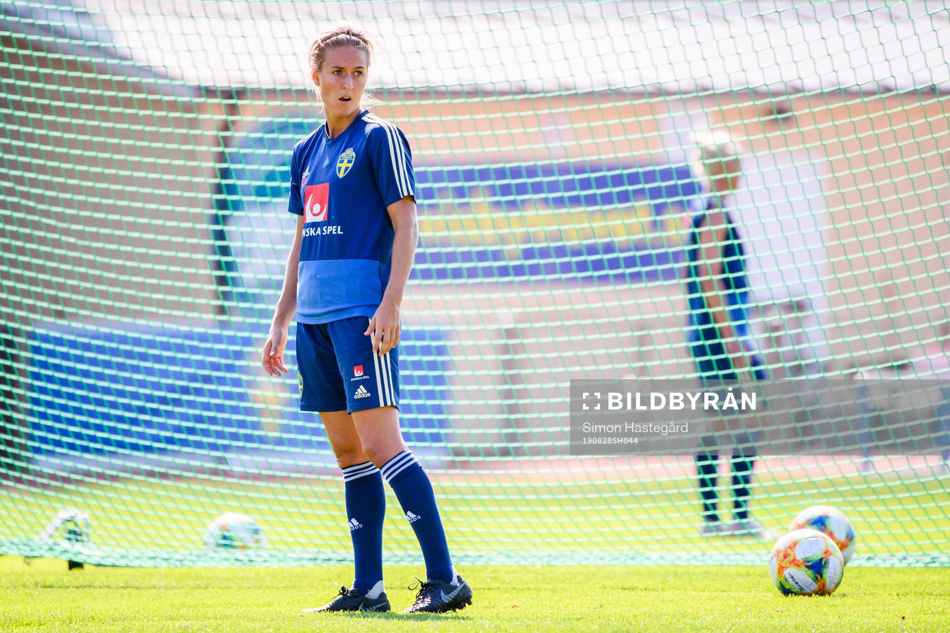 Emma Kullberg of the Swedish national women football team