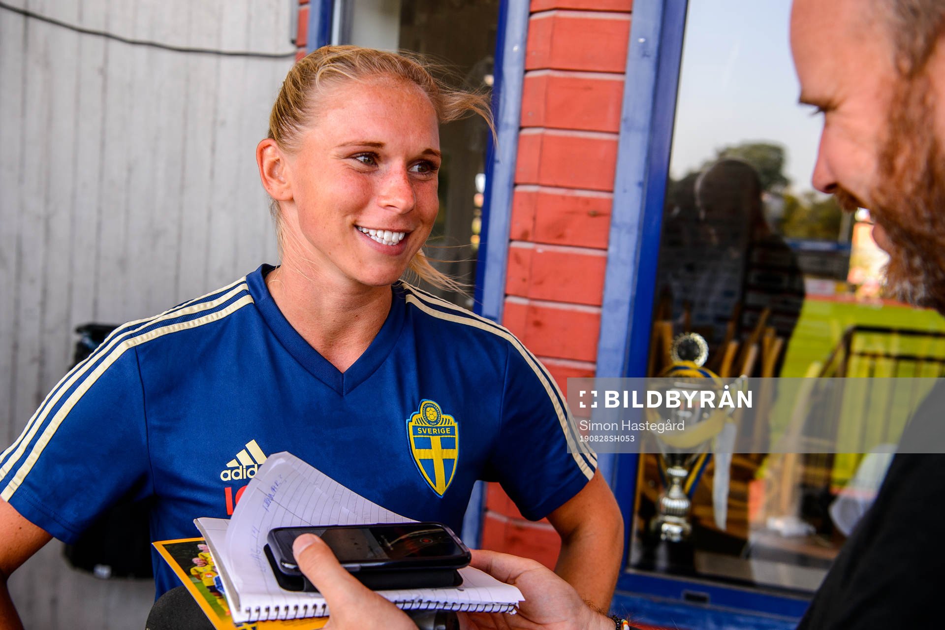 Jonna Andersson of the Swedish national women football team