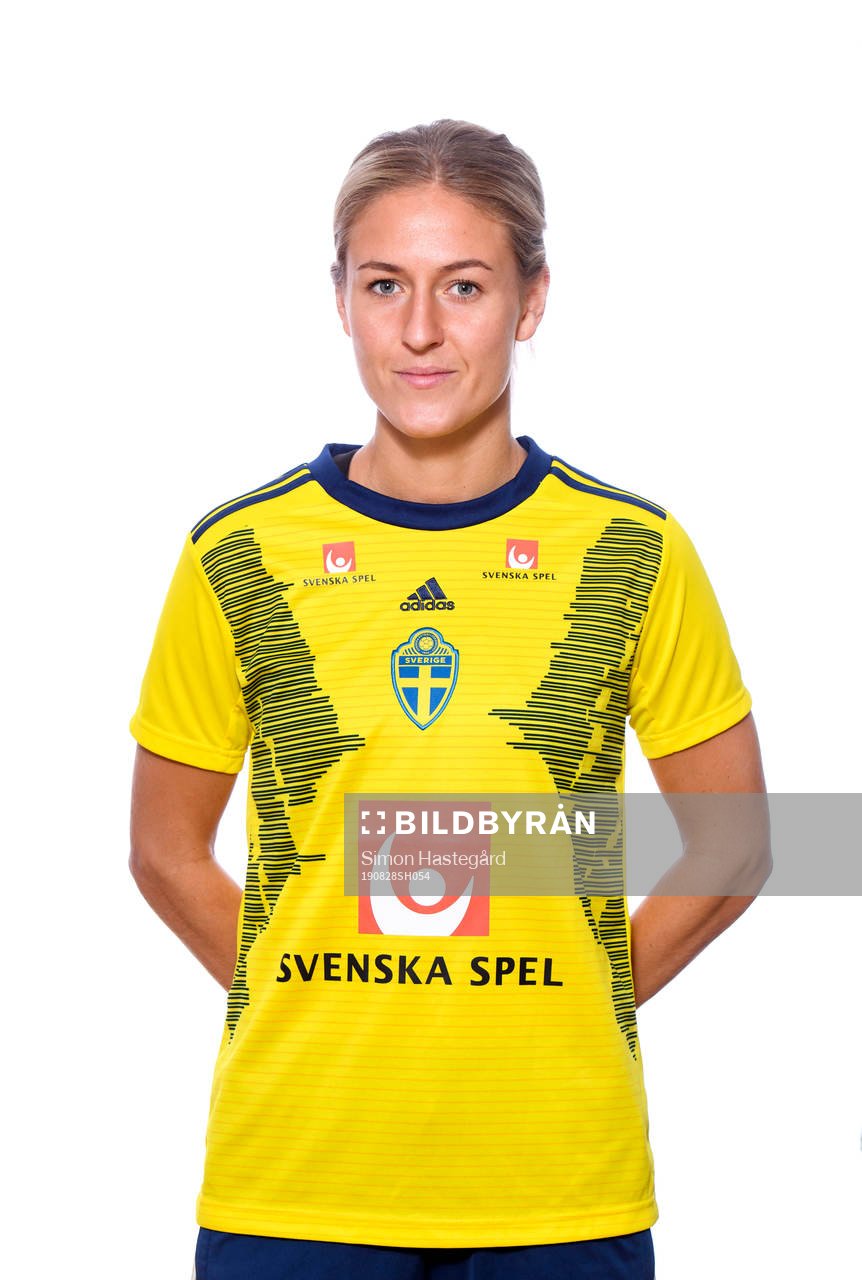 Emma Kullberg of the Swedish national women football team