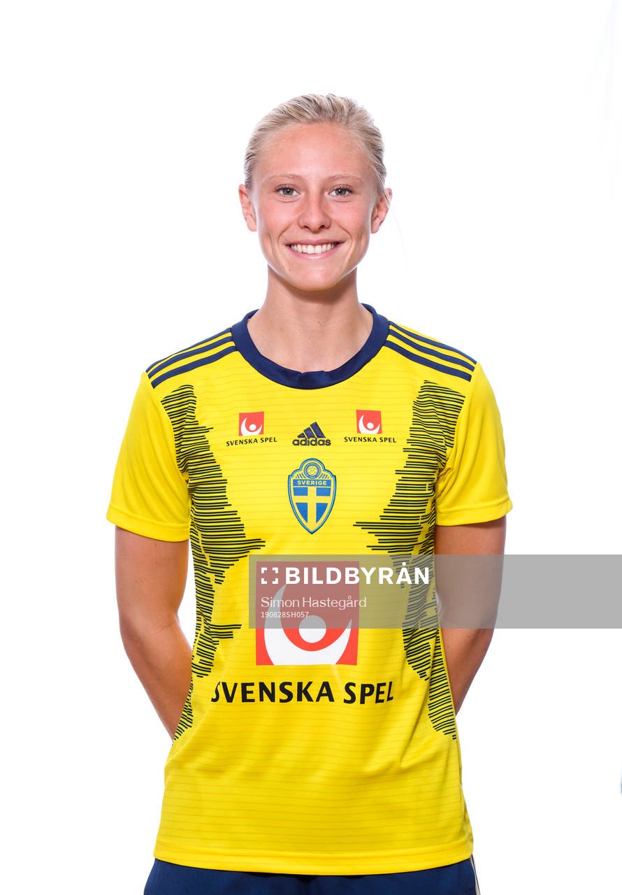 Rebecka Blomqvist of the Swedish national women football
