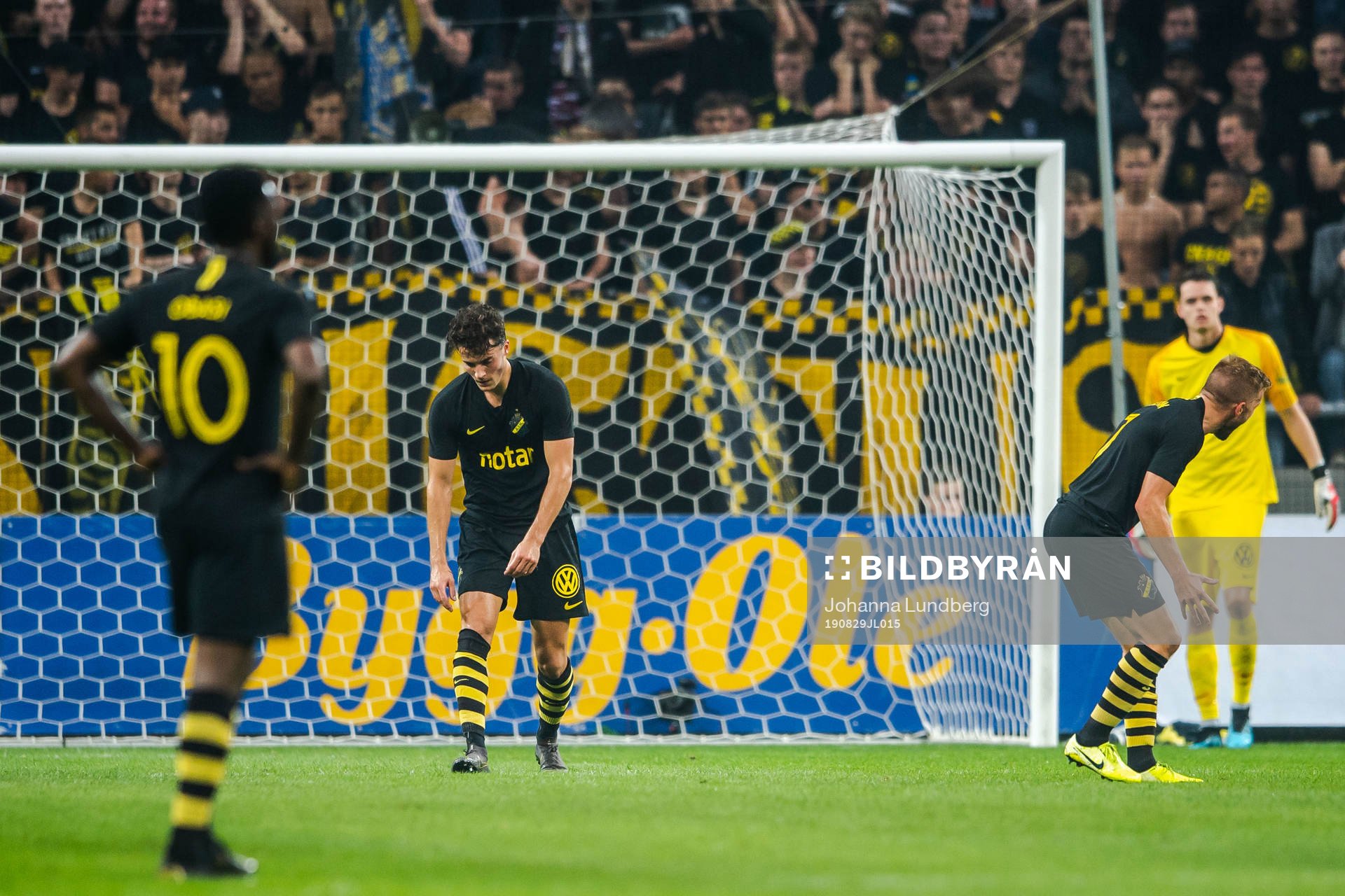 Daniel Granli of AIK looks dejected