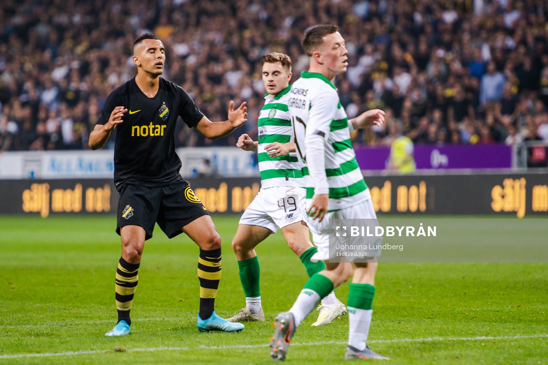 Nabil Bahoui of AIK looks dejected