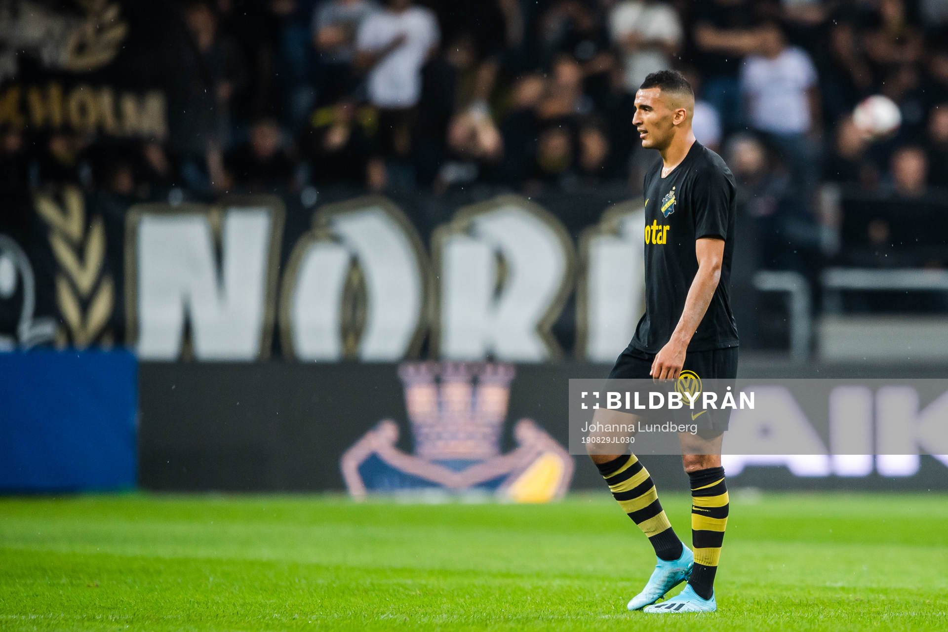 Nabil Bahoui of AIK looks dejected