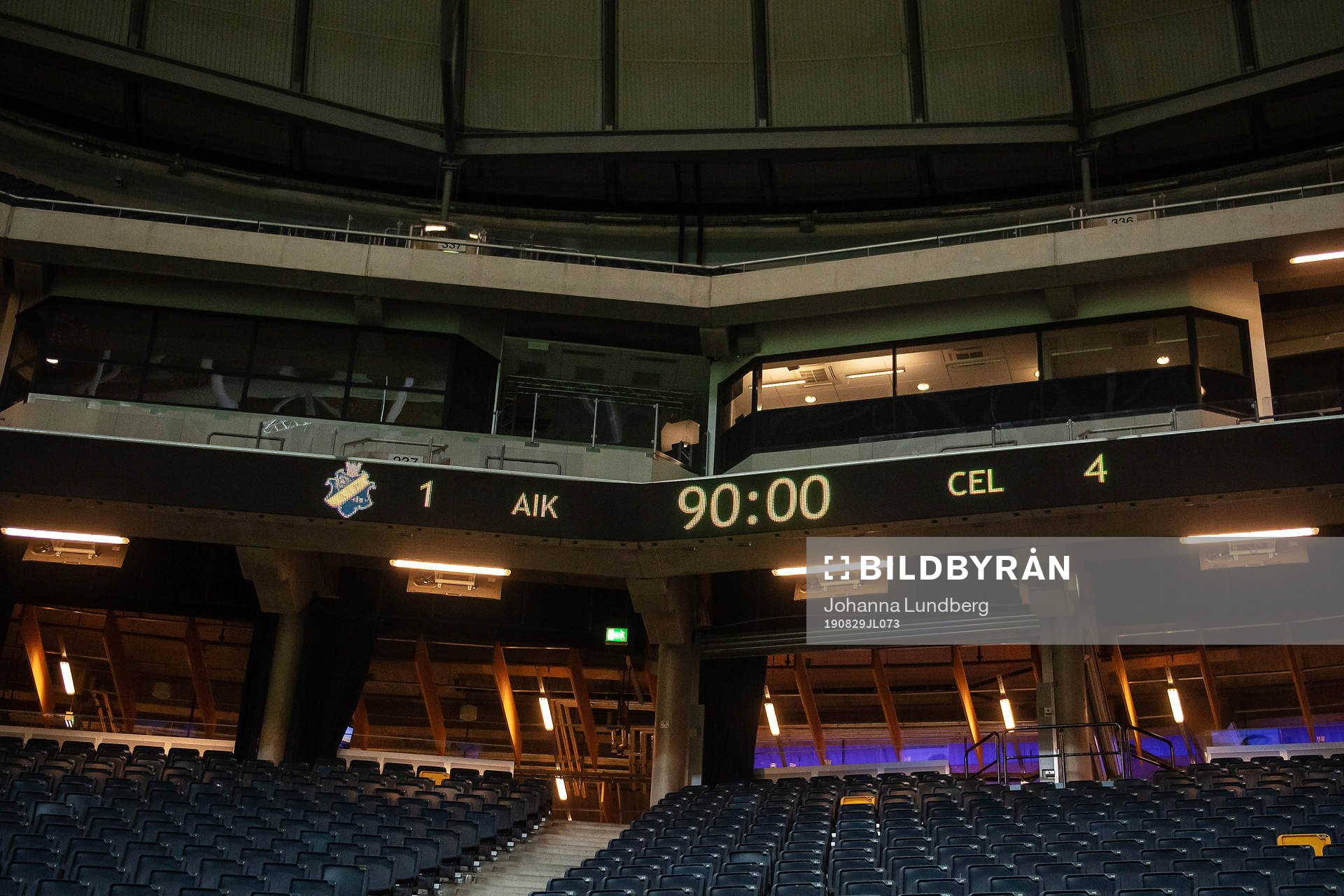 The score board