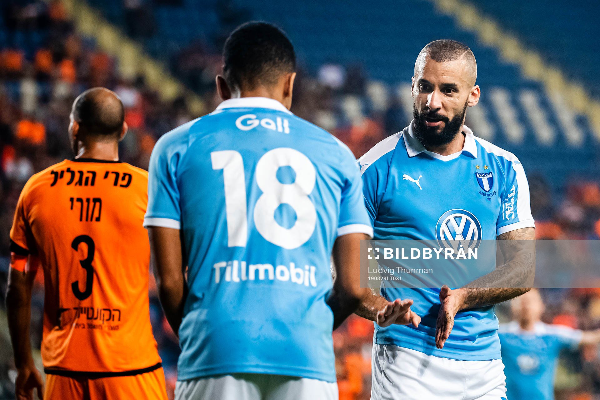 Guillermo Molins of Malmö FF celebrates