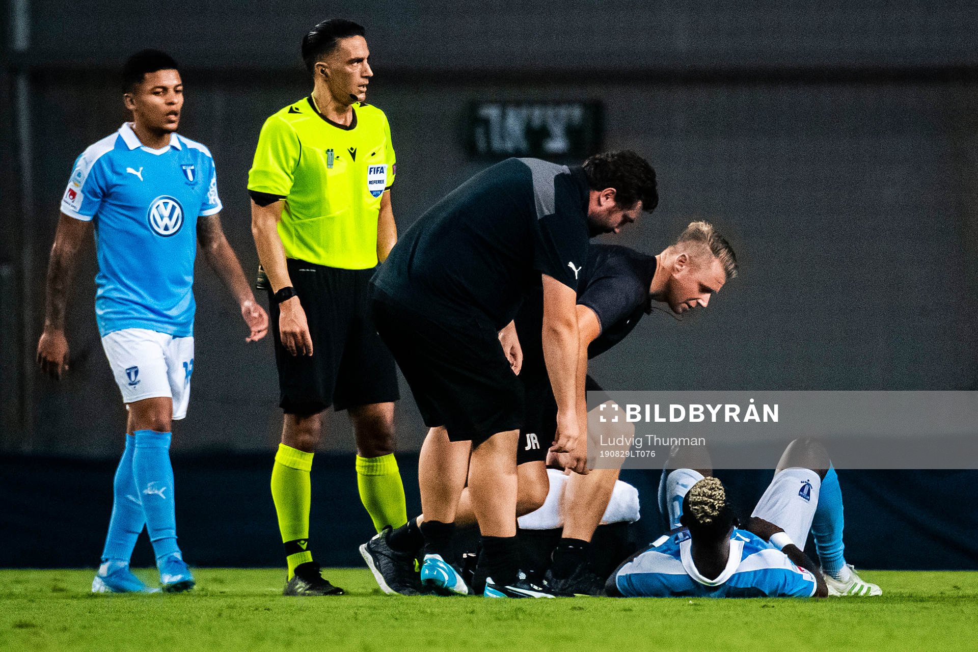 Bonke Innocent of Malmö FF in pain