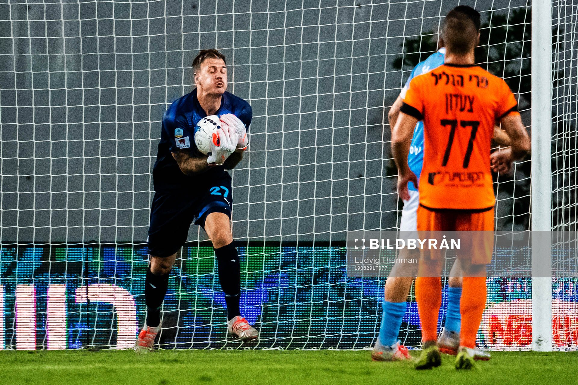 Goalkeeper Johan Dahlin of Malmö FF