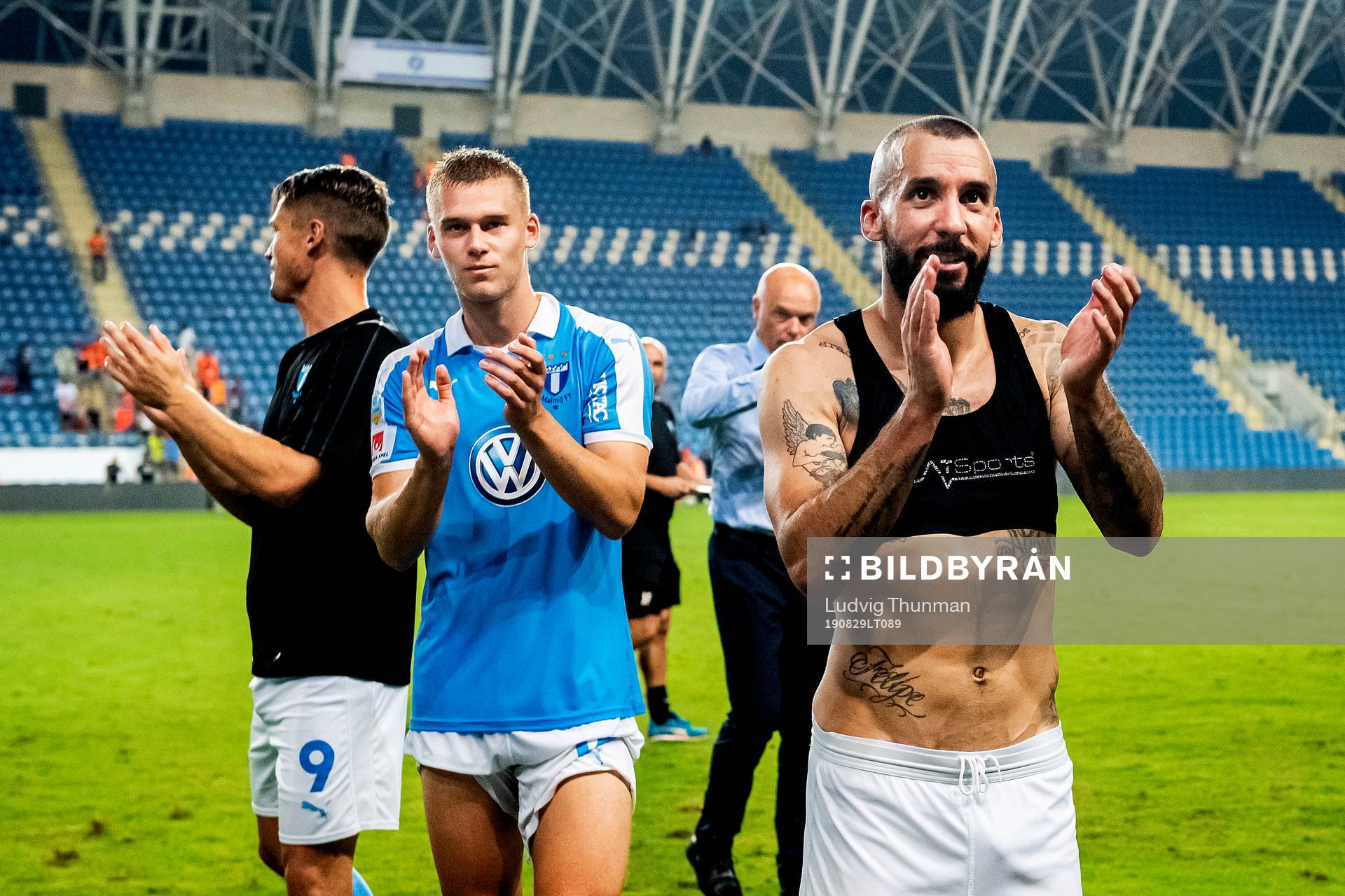Felix Beijmo and Guillermo Molins of Malmö FF celebrates