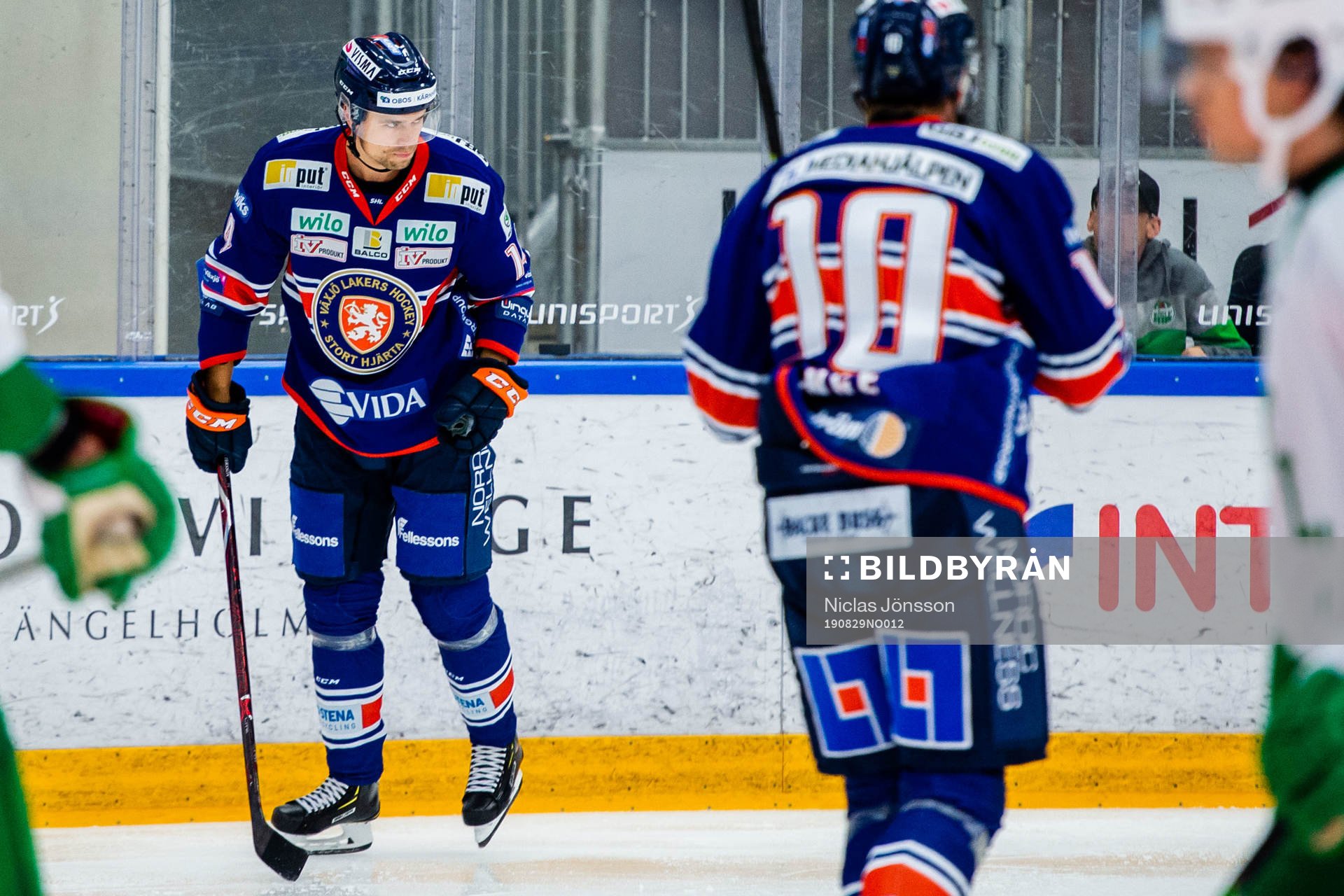 Växjös Emil Pettersson jublar