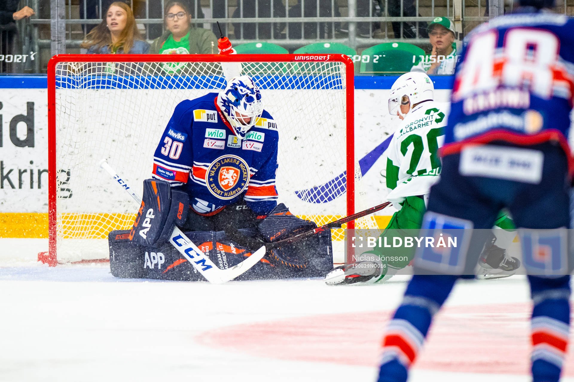 Växjös målvakt Viktor Fasth