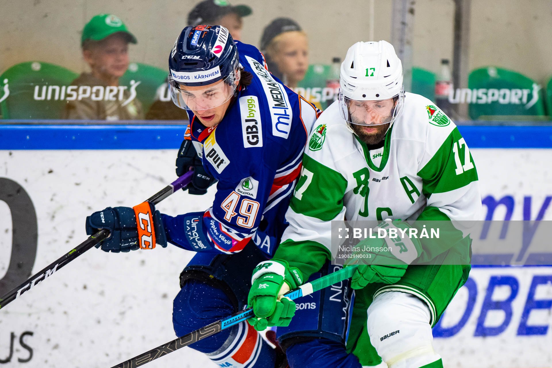 Rögles  Taylor Matson och Växjös David Bernhardt