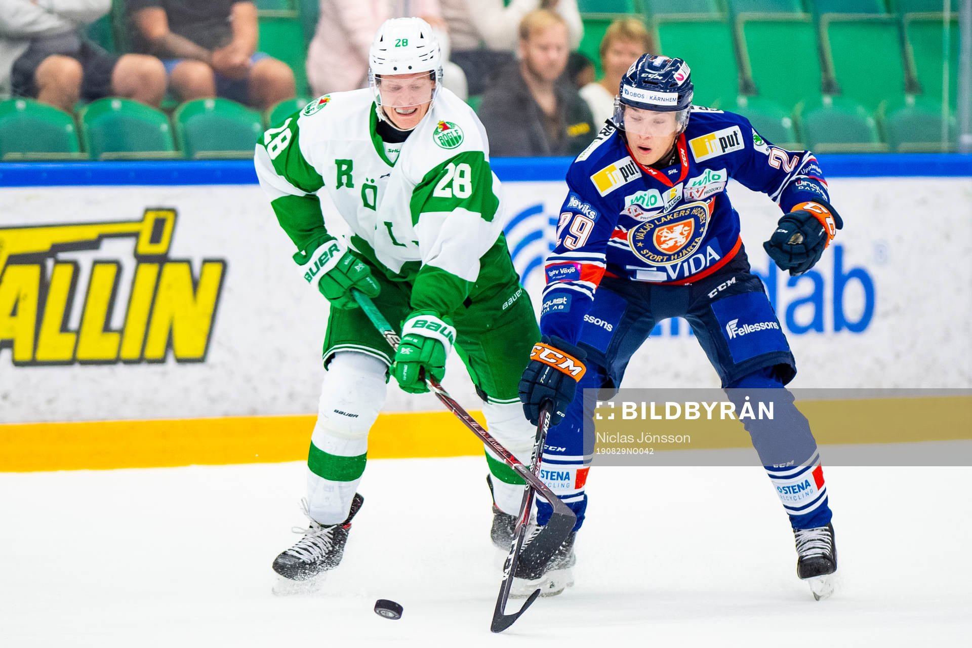 Rögles  Anton Bengtsson och Växjös Pontus Holmberg