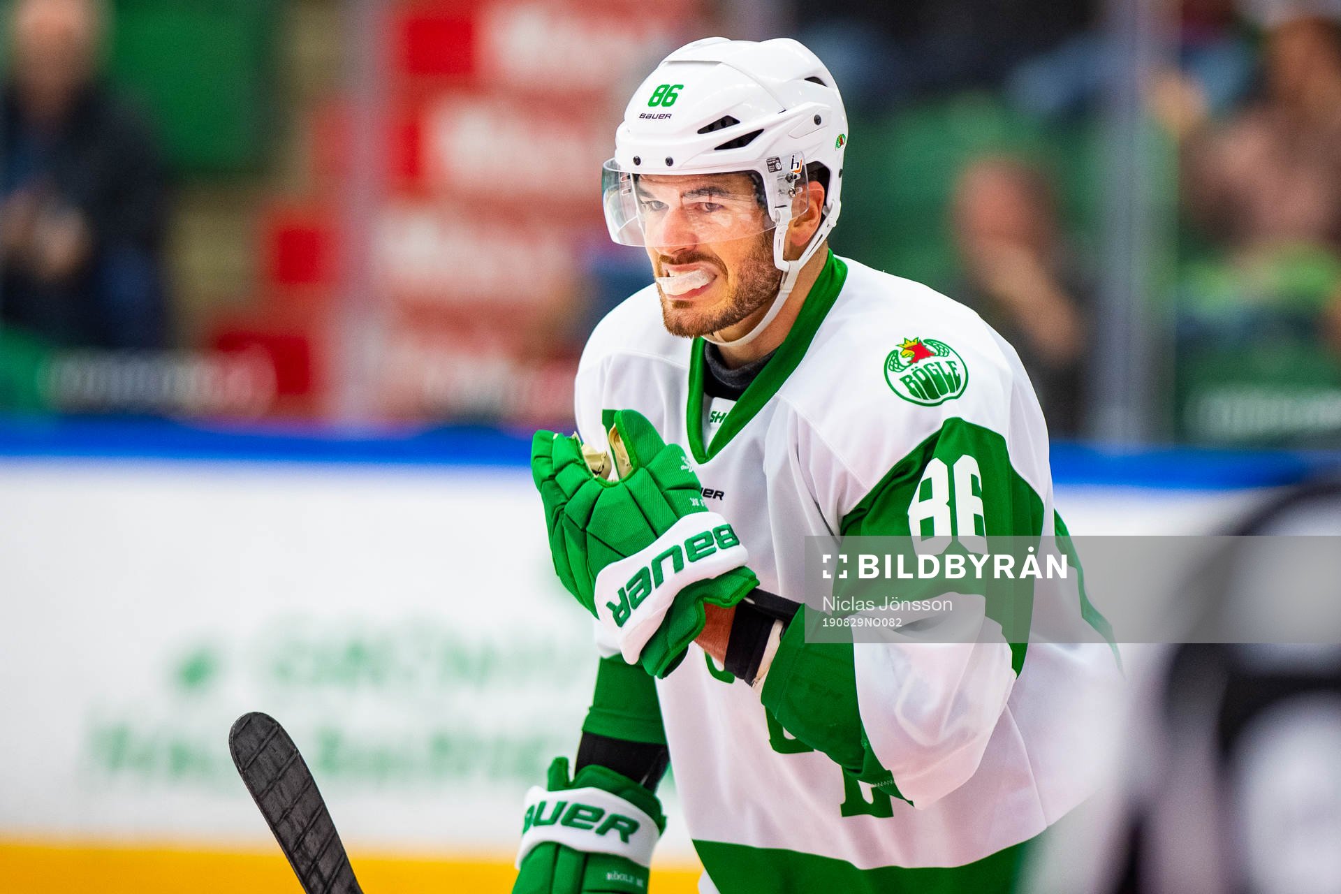Rögles  Éric Gélinas gör 2-2