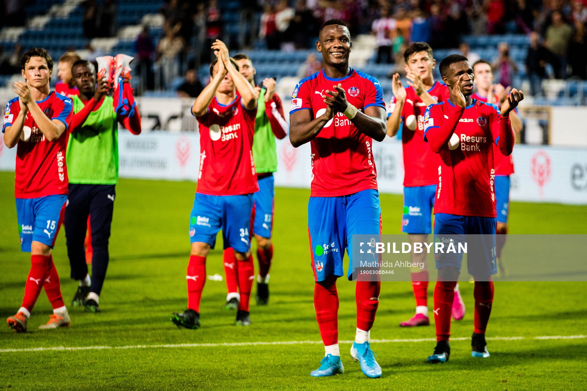 Helsingborgs Alhaji Gero jublar