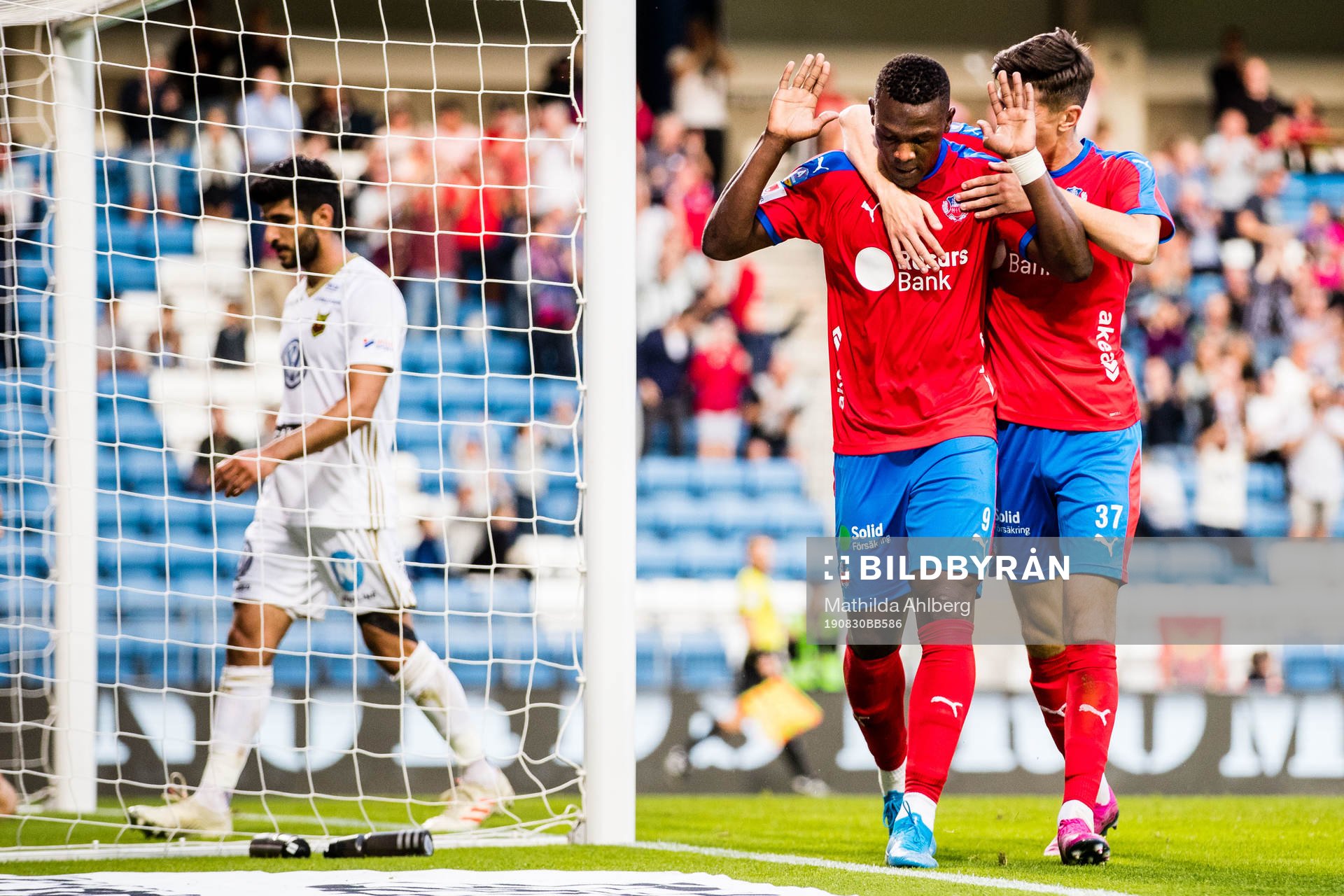 Helsingborgs Alhaji Gero jublar
