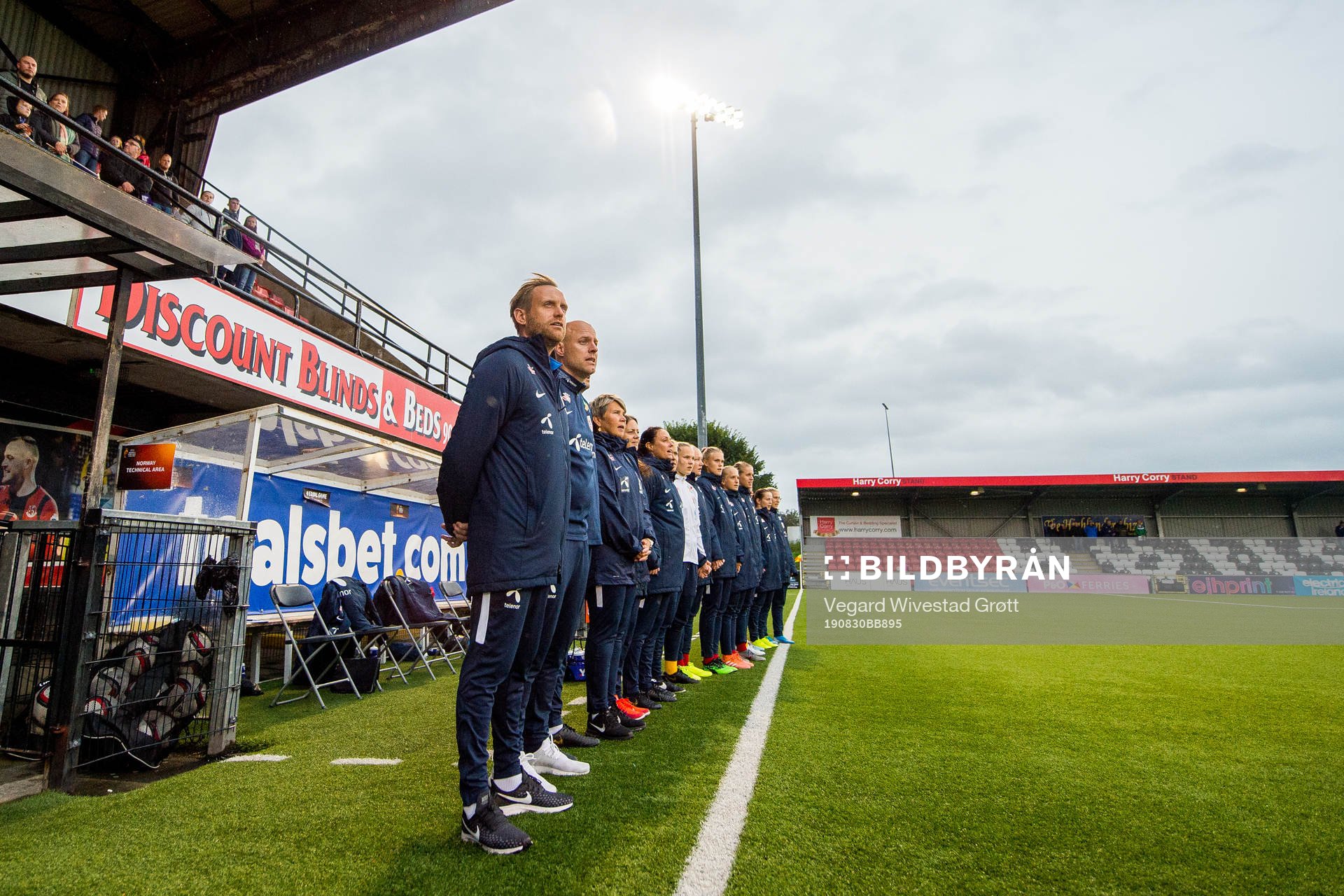 Martin Sjögren, head coach of Norway, and Anders Jacobson,
