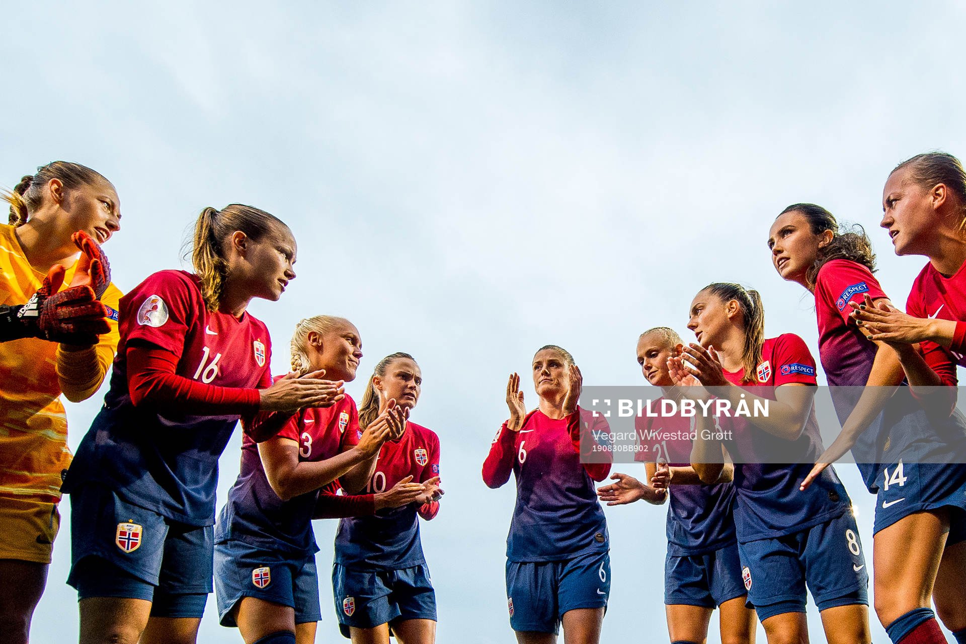 Goalkeeper Cecilie Fiskerstrand, Guro Reiten, Maria