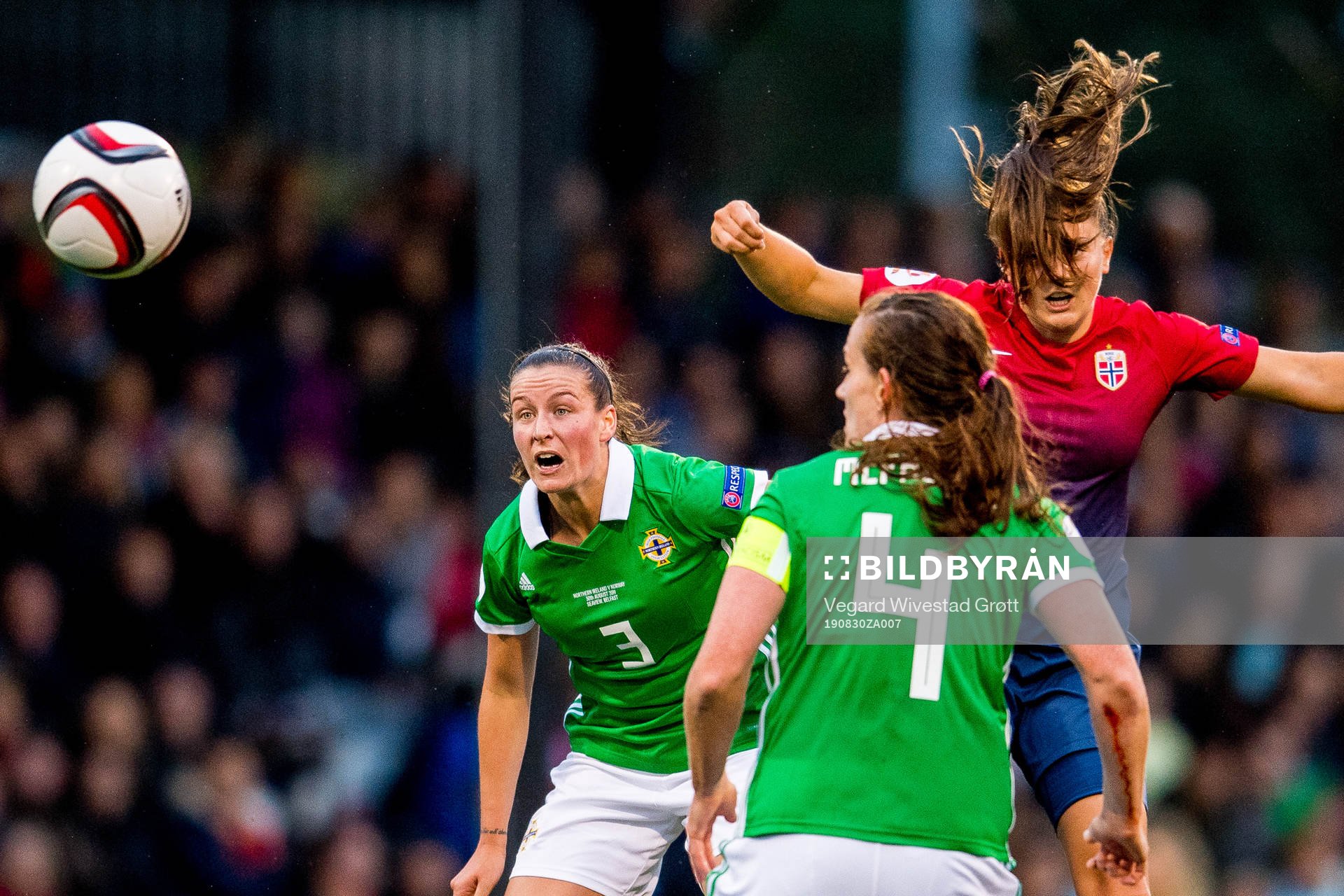 Demi Vance of Northern Ireland and Vilde Bøe Risa of Norway
