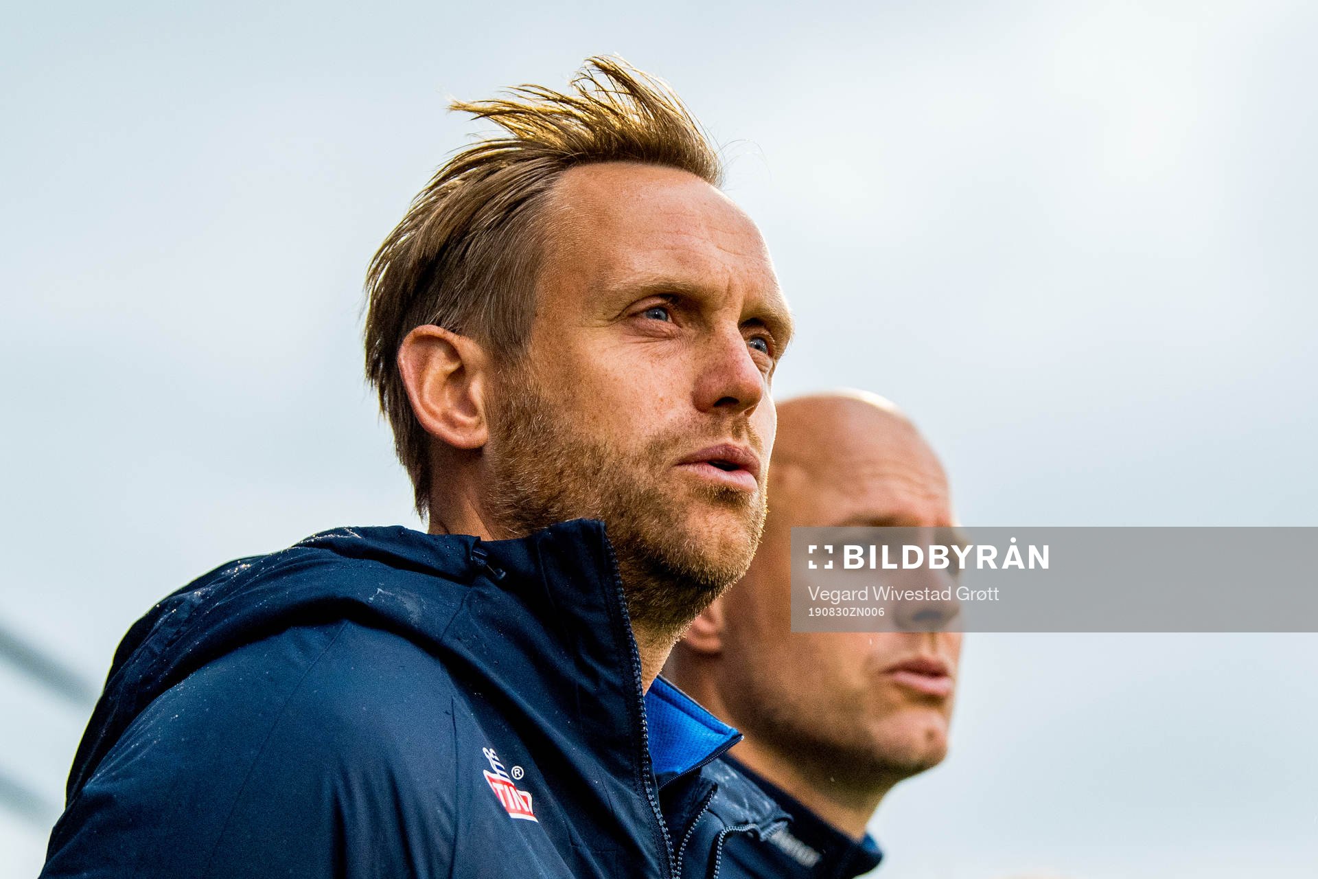 Martin Sjögren, head coach of Norway, and Anders Jacobson,