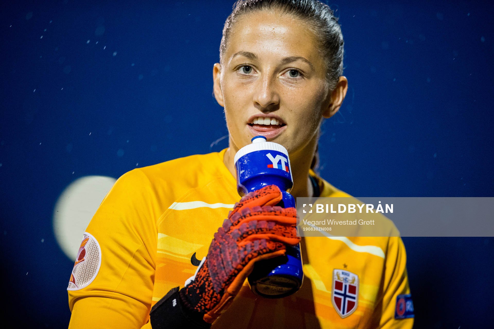 Goalkeeper Cecilie Fiskerstrand of Norway