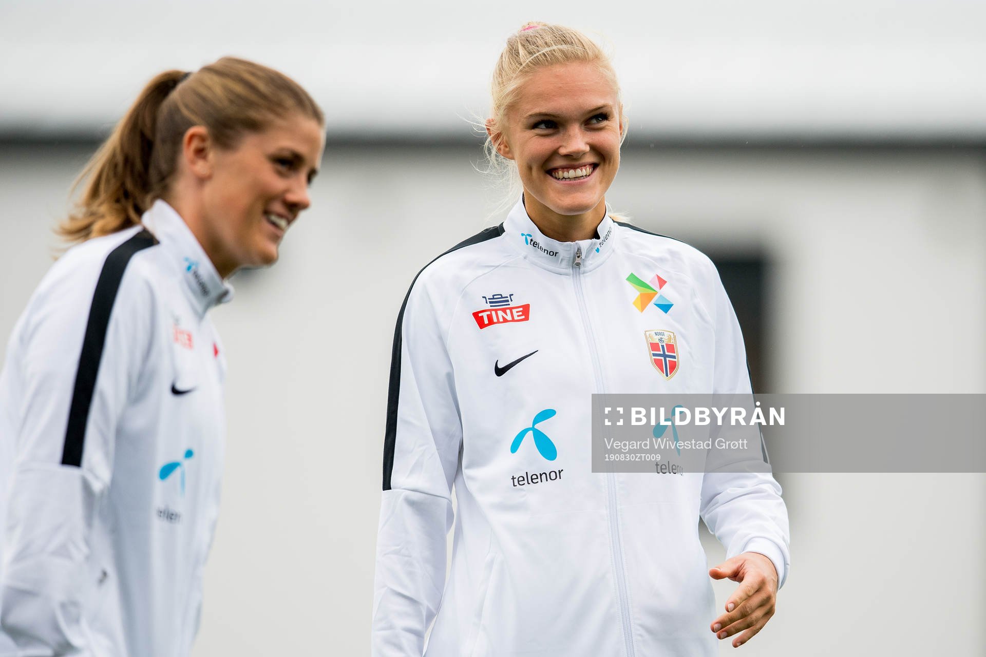 Maren Mjelde and Kristine Leine of Norway