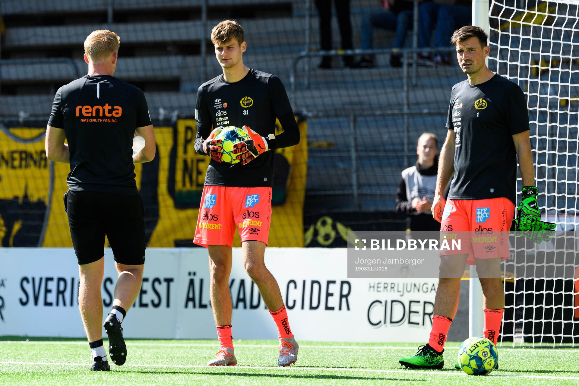 Elfsborgs målvakter Tim Rönning, Kevin Stuhr Ellegaard