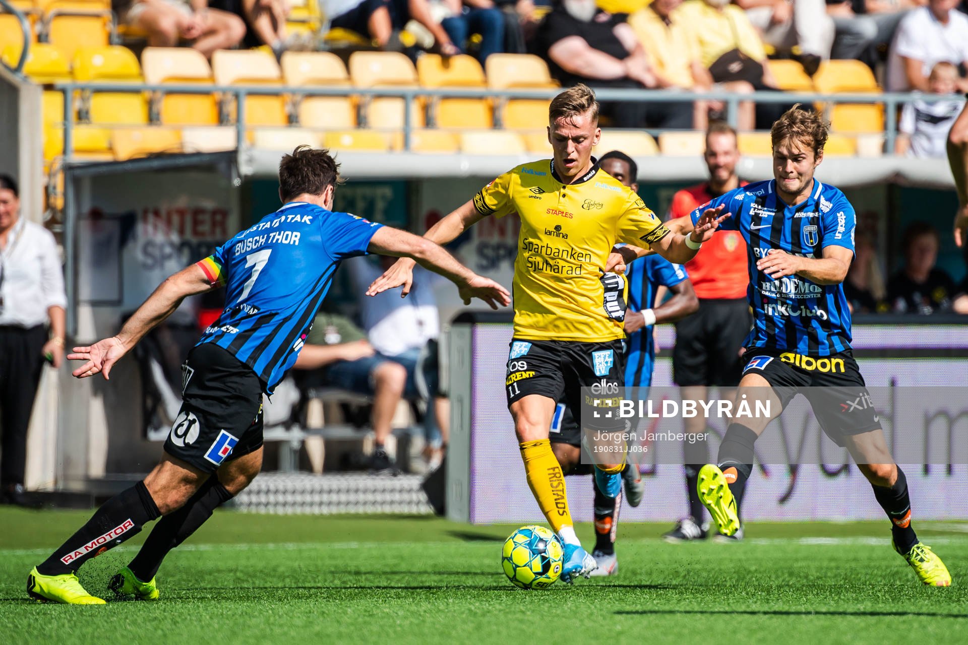Elfsborgs Jesper Karlsson mot Sirius Niklas Busch Thor