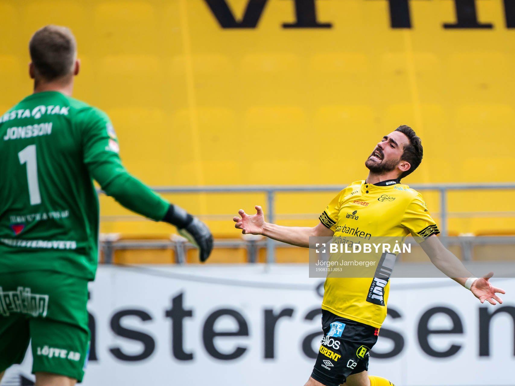 Elfsborgs Frederik Holst reagerar