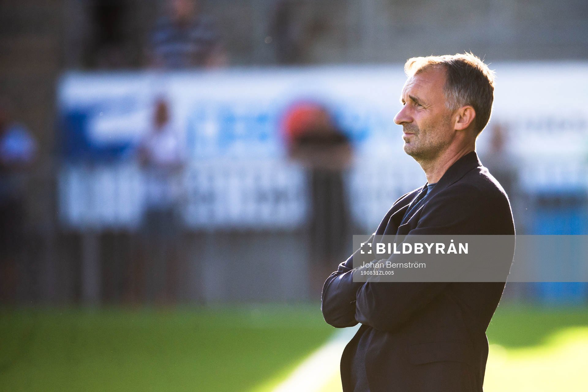 AFC Eskilstunas tränare Nemanja Miljanvoic under fotbollsmatchen i Allsvenskan mellan Örebro och AFC Eskilstuna den 31 augusti 2019 i Örebro.