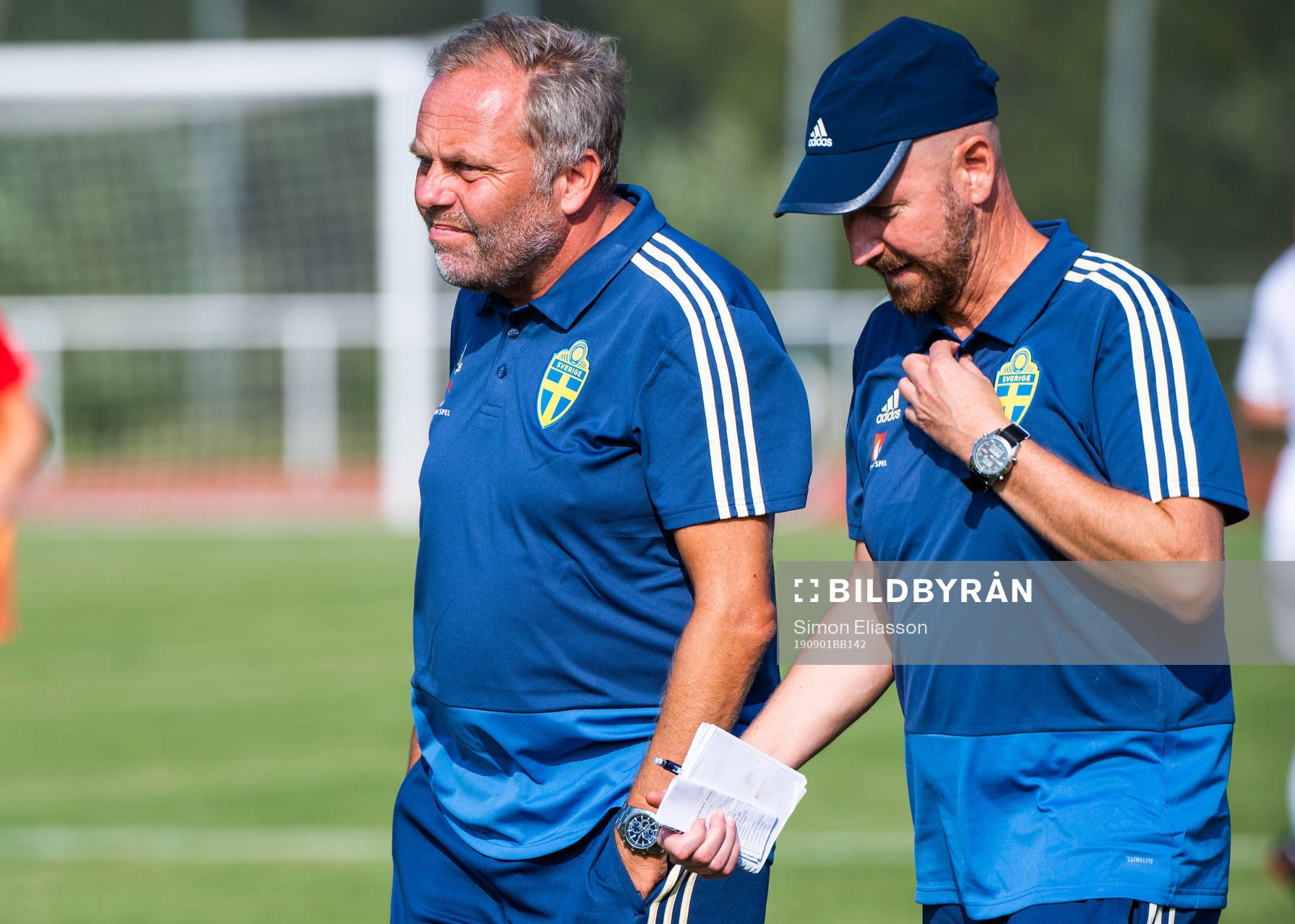 Head coach Anders Johansson and assistant coach Stefan