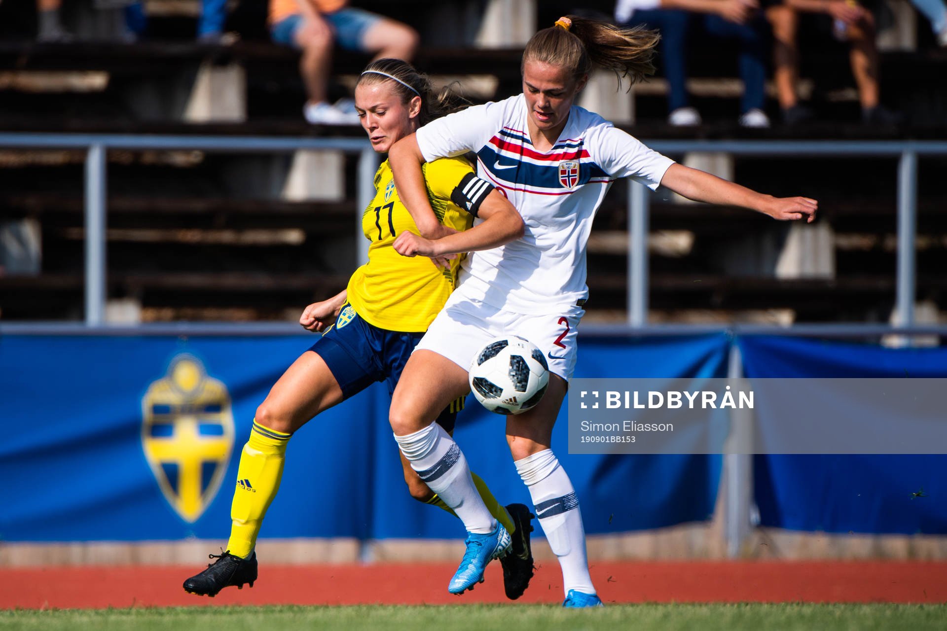 Beata Olsson of Sweden and Marthine Östenstad of Norway