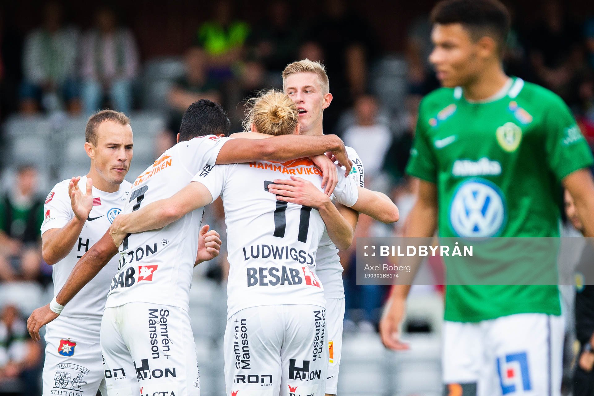Örgrytes spelare jublar