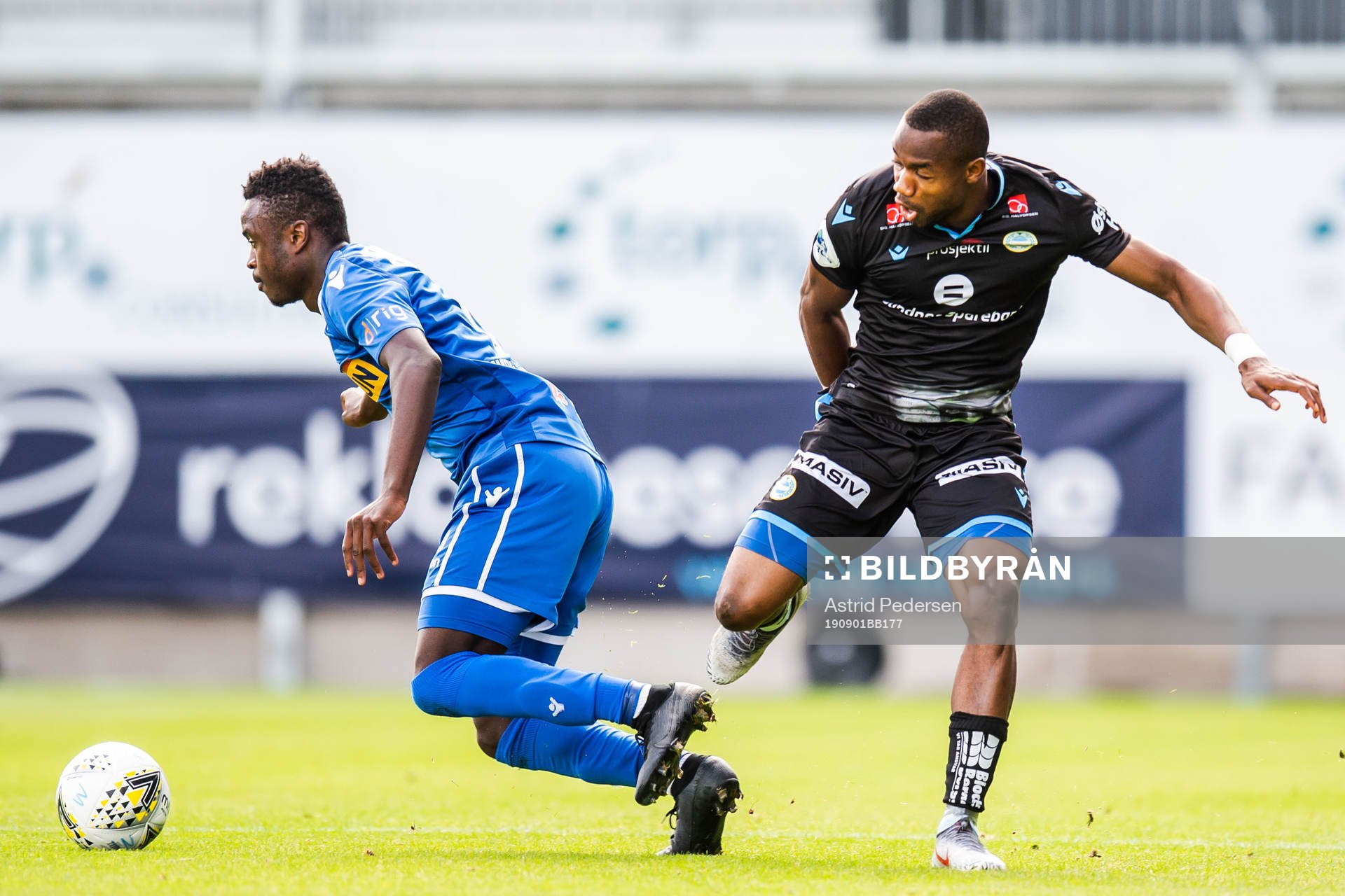 Brice Wembangom and Kachi of Sandnes Ulf