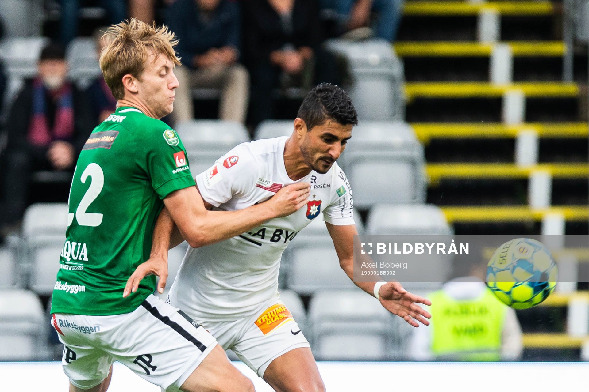 Jönköpings Jesper Svensson och Örgrytes Ailton Almeida