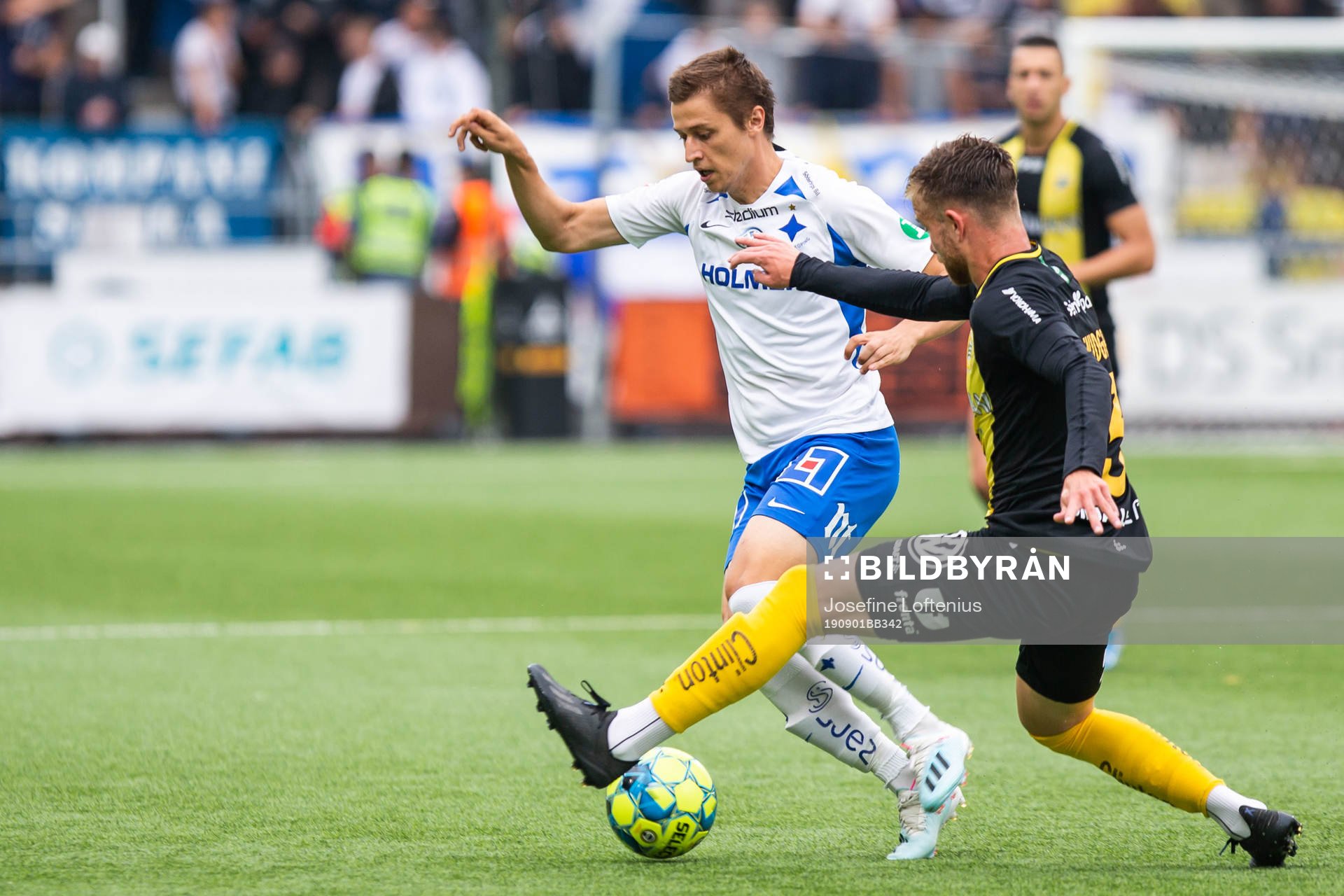 IFK Norrköpings Simon Thern och Hammarbys Dennis Widgren