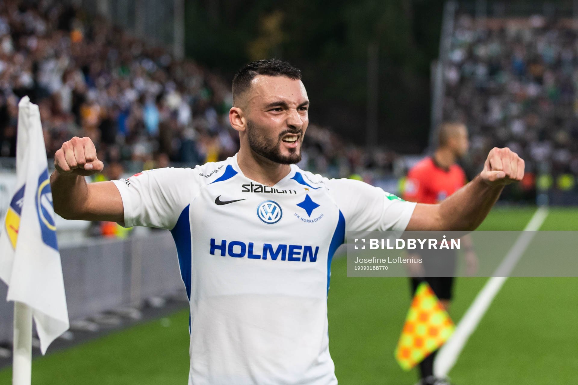 IFK Norrköpings Sead Haksabanovic jublar