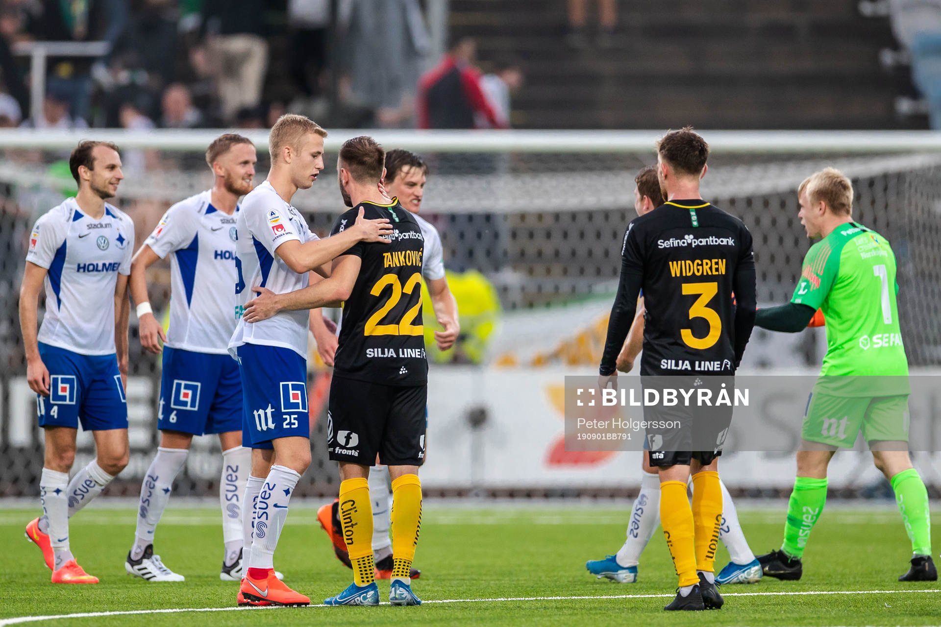 IFK Norrköpings Filip Dagerstål och Hammarbys Muamer