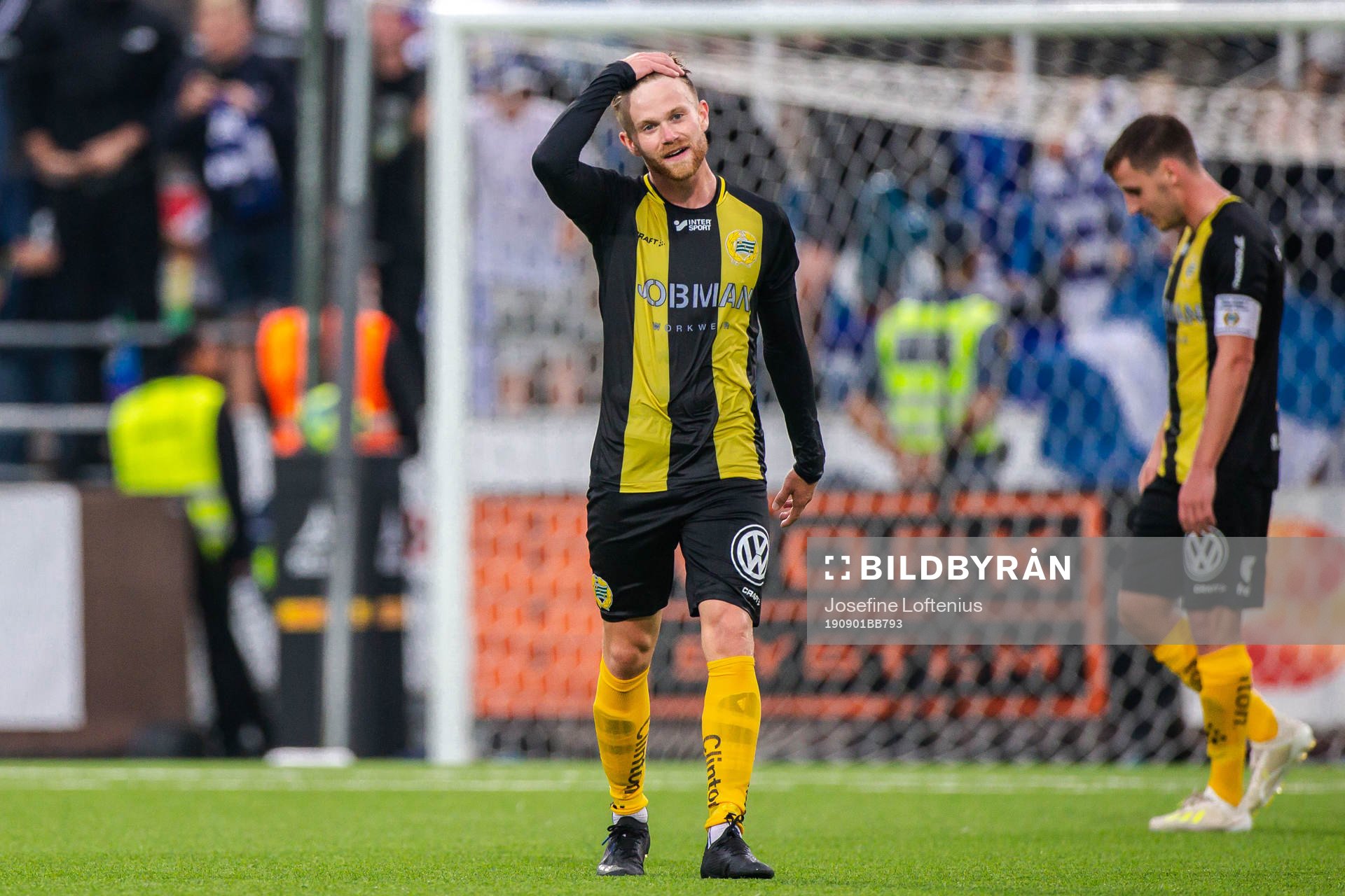 Hammarbys Dennis Widgren deppar