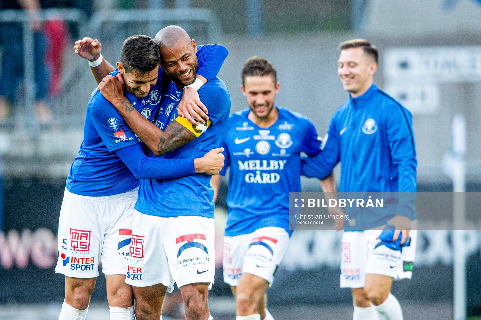 Trelleborgs Bozidar Velickovic och Salif Camara Jönsson